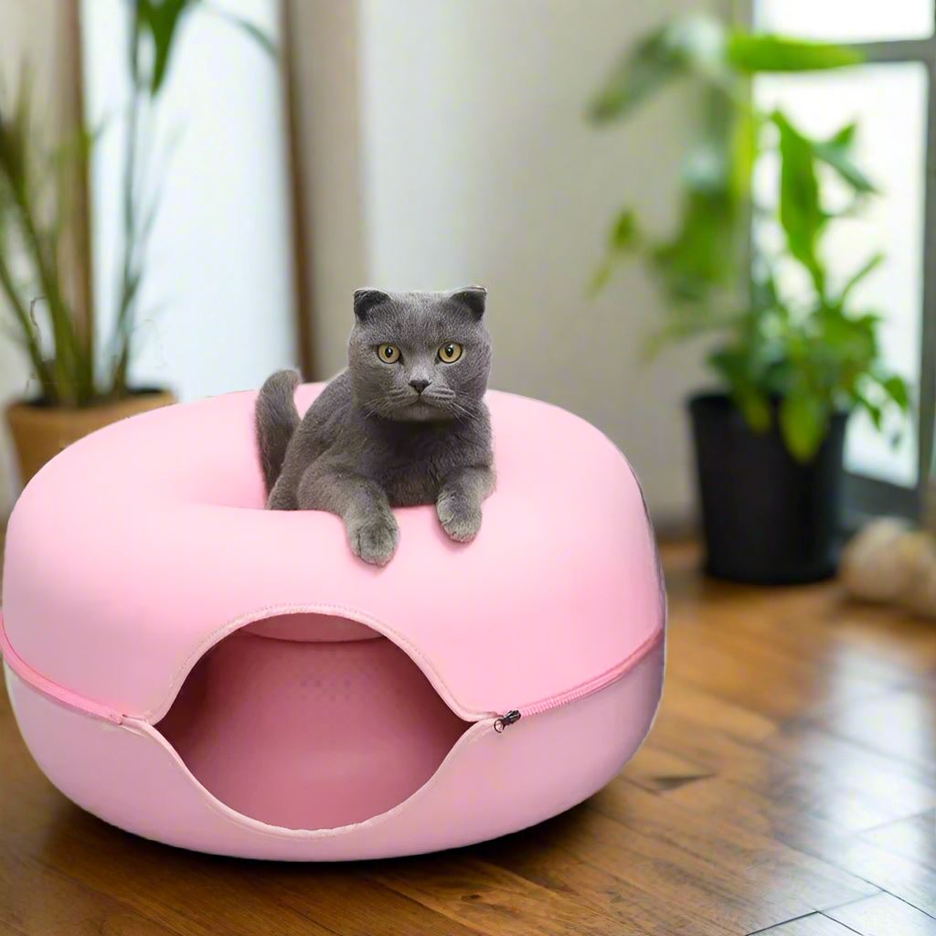 Lit pour Chat - Chat-Condo™  Rose pour relaxer