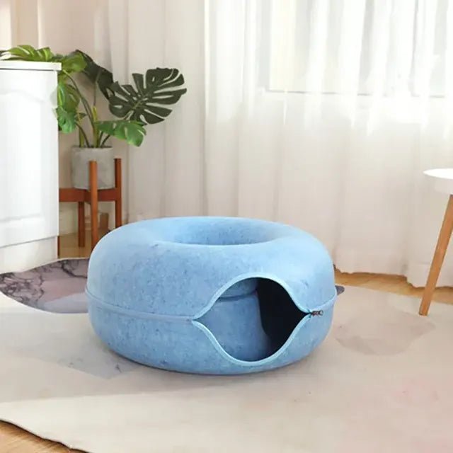 Lit pour Chat - Chat-Condo™ Bleu prend peu d'espace
