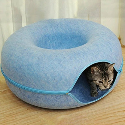 Lit pour Chat - Chat-Condo™ Bleu pour cachette