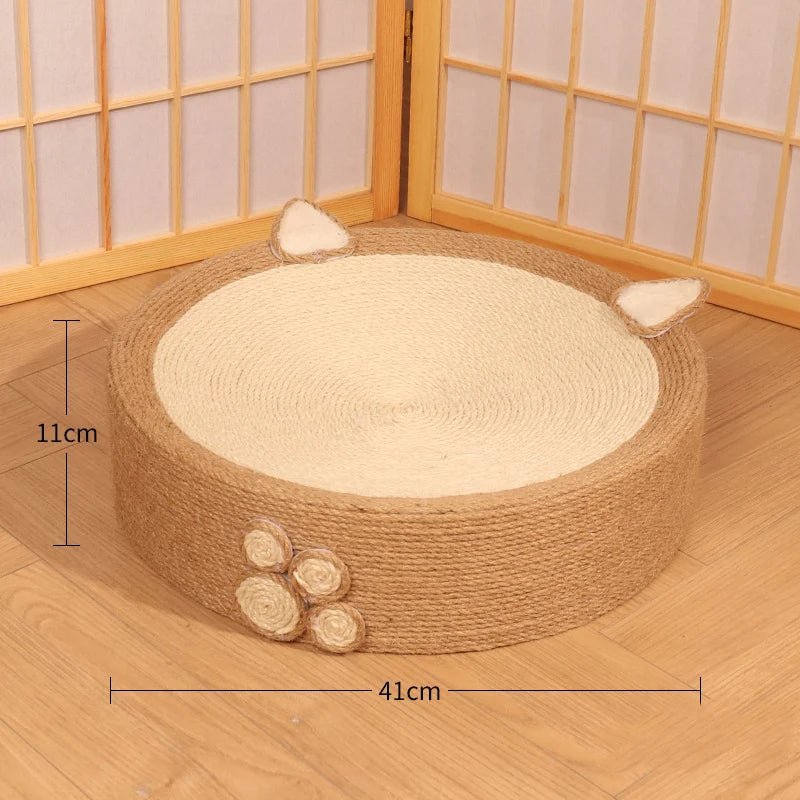 griffoir à chat gratte roche brun dimension de 41 cm par 11 cm