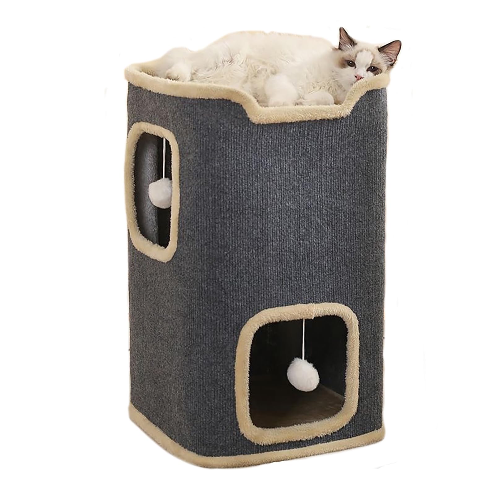 maison pour chat condo deux étages
